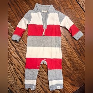 Burt's Bees Baby organic zipper jumpsuit
